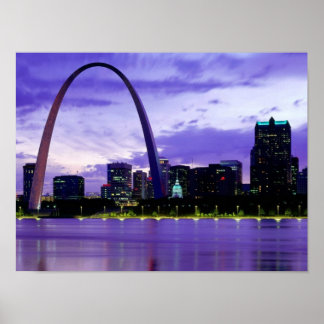 Poster St. Louis Skyline