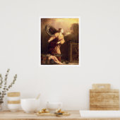 Poster St. Margaret à côté du diable vaincu (panneau) (Cuisine)