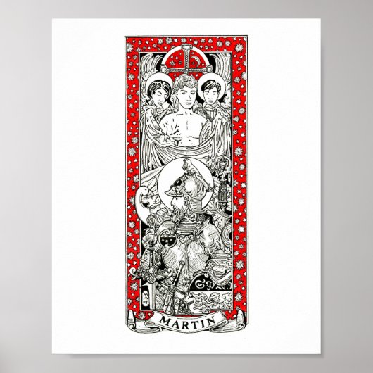 Poster St. Martin de Tours 8" x 10" Imprimer (Devant)