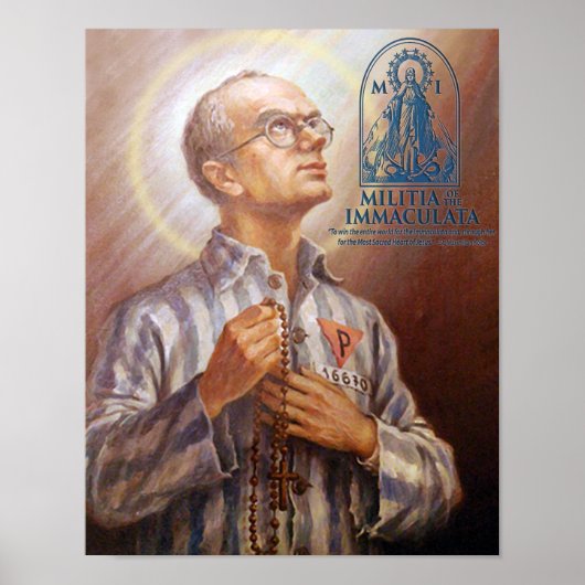Poster St Maximilian Kolbe (Devant)