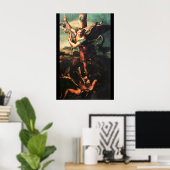 Poster St MICHAEL ARCHANGEL VANGUISHING SATAN (Bureau à domicile)
