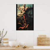 Poster St MICHAEL ARCHANGEL VANGUISHING SATAN (Cuisine)