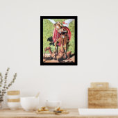 POSTER ST. MICHAEL, DRAGON ET JUSTICE (Cuisine)