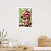 POSTER ST. MICHAEL, DRAGON ET JUSTICE (Cuisine)