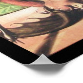 POSTER ST. MICHAEL, DRAGON ET JUSTICE (Coin)