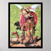 POSTER ST. MICHAEL, DRAGON ET JUSTICE (Devant)