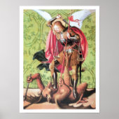 POSTER ST. MICHAEL, DRAGON ET JUSTICE (Devant)