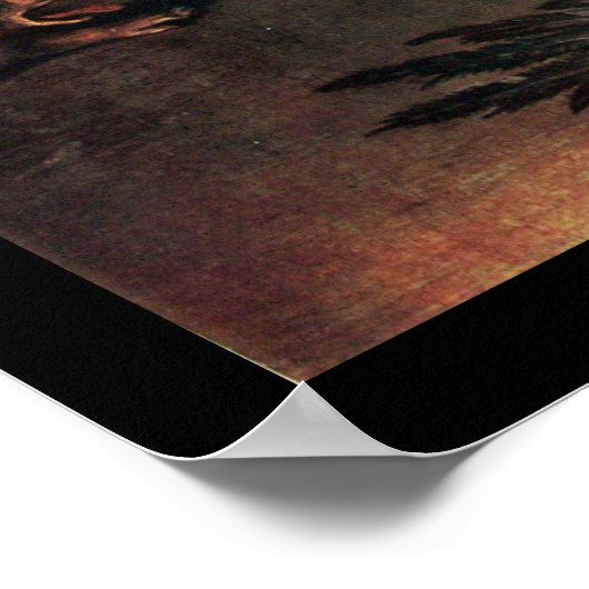 Poster St MICHAEL ET LE DRAGON (Coin)