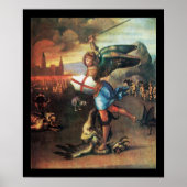 Poster St MICHAEL ET LE DRAGON (Devant)