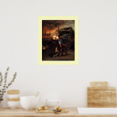 Poster St MICHAEL ET LE DRAGON (Cuisine)