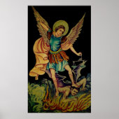 Poster St. Michael La toile ArchAngel Imprimer (Devant)