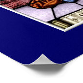 Poster St. Michael L'Archange Vitre Tiré (Coin)