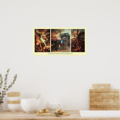 Poster St MICHAEL L'ARCHANGEL COLLECTION D'ART FIN (Cuisine)