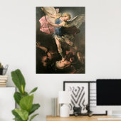 Poster St. Michael, Luca Giordano (Fa Presto) (Bureau à domicile)