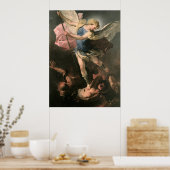 Poster St. Michael, Luca Giordano (Fa Presto) (Cuisine)
