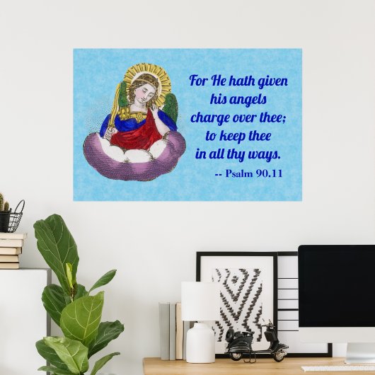 Poster St. Michael (M 009) avec Ps. 90.11 Devis P1 (Bureau à domicile)