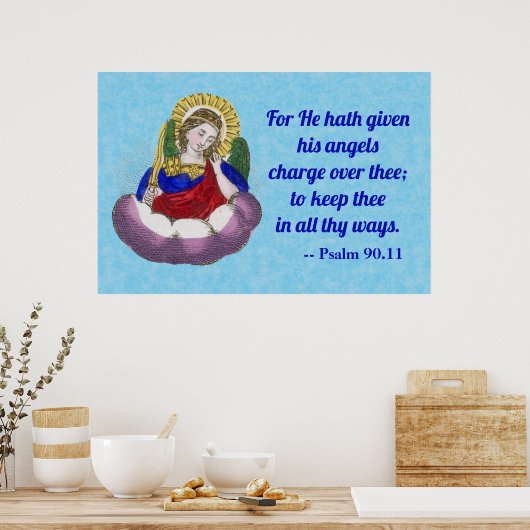 Poster St. Michael (M 009) avec Ps. 90.11 Devis P1 (Cuisine)