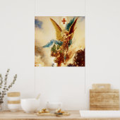 Poster "St Micheal Vanquishing Satan" par Gustave Moreau (Cuisine)