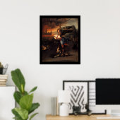Poster St MICHEL ET LE DRAGON (Bureau à domicile)