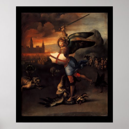 Poster St MICHEL ET LE DRAGON (Devant)