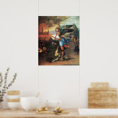 Poster St MICHEL ET LE DRAGON (Cuisine)