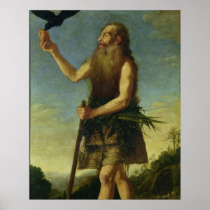 Poster St Onuphrius (huile sur la toile)