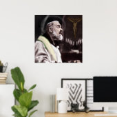POSTER ST PADRE PIO (Bureau à domicile)