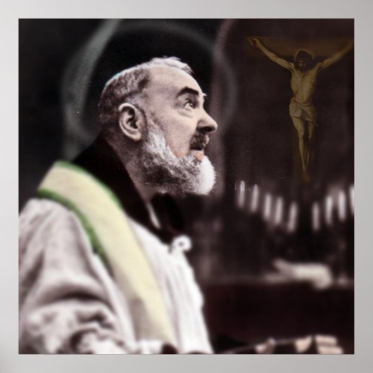 POSTER ST PADRE PIO (Devant)