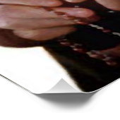 POSTER ST PADRE PIO ET LE ROSARY (Coin)