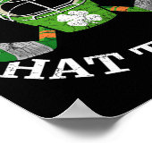 Poster St. Patrick#39 ; s Jour Saint Casquette Tricks Hoc (Coin)