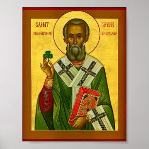 Poster St Patrick Enlightener de l'Irlande