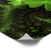 Poster St Patrick Shamrock Field (Coin)