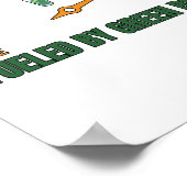 Poster St Patrick's alimenté par la bière verte (Coin)