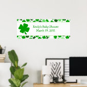 Poster ST PATRICK'S DAY Baby shower / Anniversaire (Bureau à domicile)