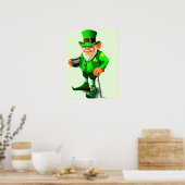 POSTER ST. PATRICK'S DAY LEPRECHAUN (Cuisine)