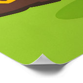 Poster St. Patrick's Day Leprechaun Illustration  (Coin)