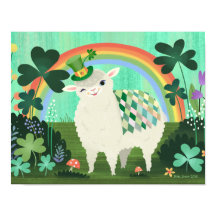 St. Patrick's Day Lucky Lamb Art
