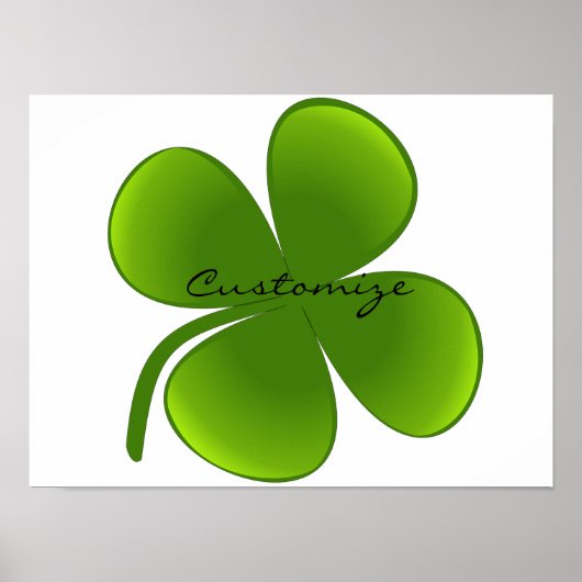 Poster St Patrick's Day Shamrocks Thunder_Cove (Devant)