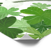 Poster St. Patrick's Lucky Charm Baby shower Bienvenue (Coin)