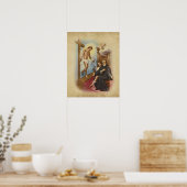 Poster St. Peregrine Patron Saint du Cancer Patients (Cuisine)