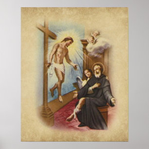 Poster St. Peregrine Patron Saint du Cancer Patients