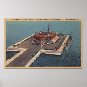 Poster St Petersburg, la Floride - antenne de million