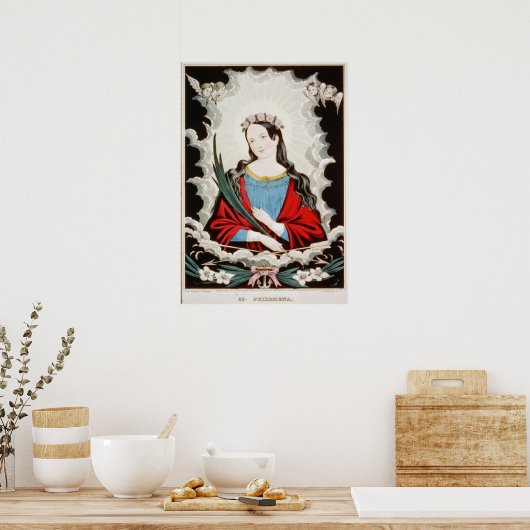 Poster St. Philomena - 1845 (Cuisine)