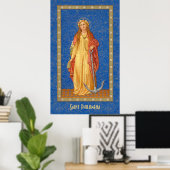 Poster St. Philomena avec Ancre (SNV 051) (Bureau à domicile)