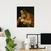 Poster St. Simeon présenter le Christ enfant (Bureau à domicile)