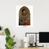 Poster St. Stephen By Giotto Di Bondone (Bureau à domicile)