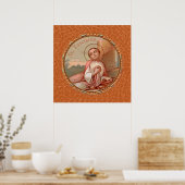 Poster St. Tarcisius of Rome Roundel (BF 004) (Cuisine)