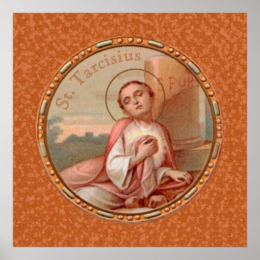 Poster St. Tarcisius of Rome Roundel (BF 004) (Devant)