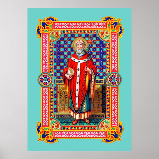 Poster St. Thomas Becket à Red Chasuble (K 34) (Devant)