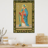Poster St. Thomas Becket avec épée dans la mitre (P 005) (Cuisine)